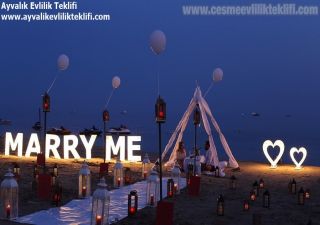 Ayvalık Evlilik Teklifi